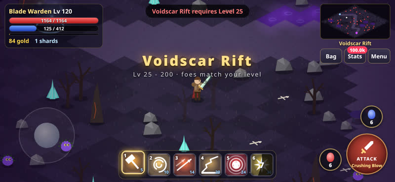 The Voidscar Rift zone